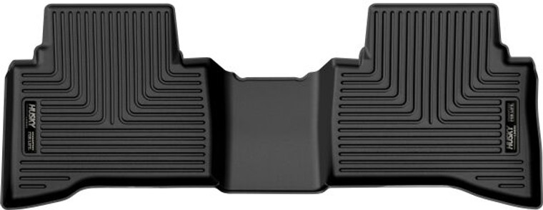 Fits 2023-2025 Toyota Prius Husky Liner Floor Liner 52461 X-act Contour; Direct Fit; Raised Ridge; Black; TPE Thermoplastic Elastomer; 1 Piece