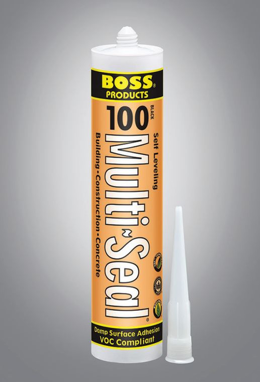 BOSS  100 Self Leveling Sealant | For Concrete floor/Deck | Black Quart Cartridge Sealant