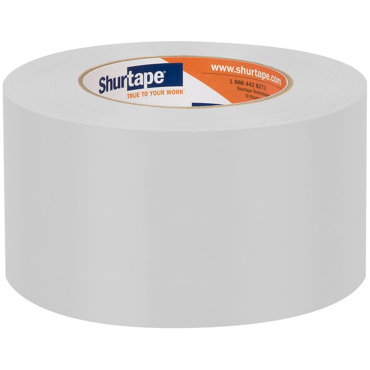 Shurtape Boat Shrink Wrap Seam Tape 105733 PE 900; Synthetic Rubber Based Adhesive; Watertight Seal And Humidity Resistance; White; Polyethylene Film Backing; Single; Straight Edge; UV-Resistant