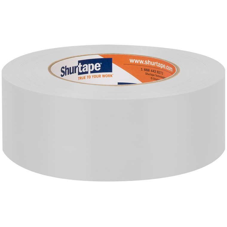 Shurtape Boat Shrink Wrap Seam Tape 105729 PE 900; Synthetic Rubber Based Adhesive; Watertight Seal And Humidity Resistance; White; Polyethylene Film Backing; Single; Straight Edge; UV-Resistant