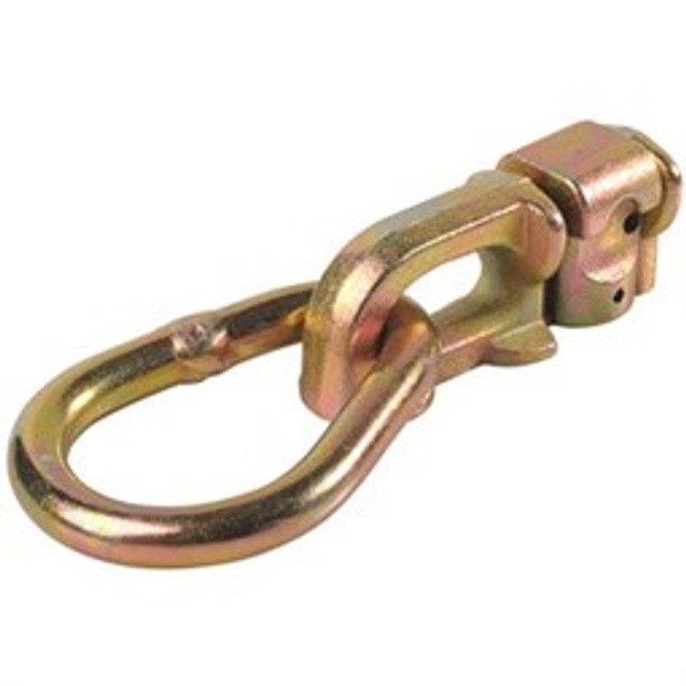 Keeper Corporation Tie Down Anchor 47807 2000 Pound Capacity; Single; 1.57 Inch O-Ring; Double Stud Fitting