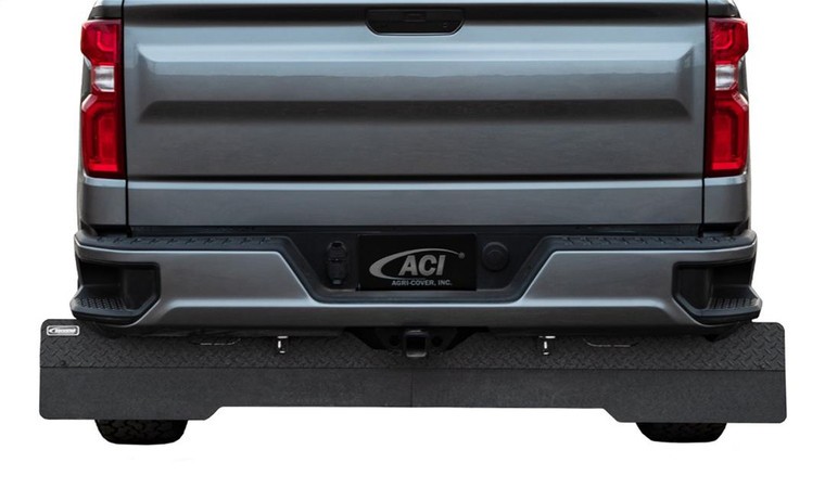 ACCESS Covers Mud Flap H1020019 Rockstar; Direct-Fit; Single; Flat; Without Logo; Diamond Mist; Black; Composite Rubber; Screw On; With Anti-Sail Brackets; With Corrosion Resistant Frame