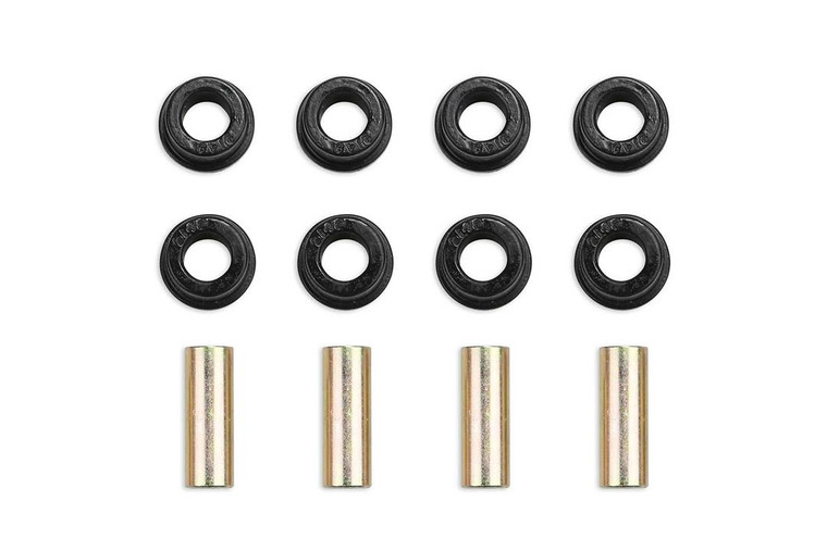 Fabtech Motorsports Control Arm Bushing FTS98020 Black; Urethane; Set Of 8 Half Bushings/4 Sleeves; For Use With Fabtech Control Arms