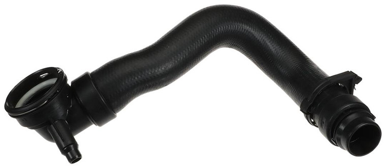 Gates Radiator Hose 24415 OE Replacement; 25 Inch Centerline Length; EPDM/Plastic/Steel