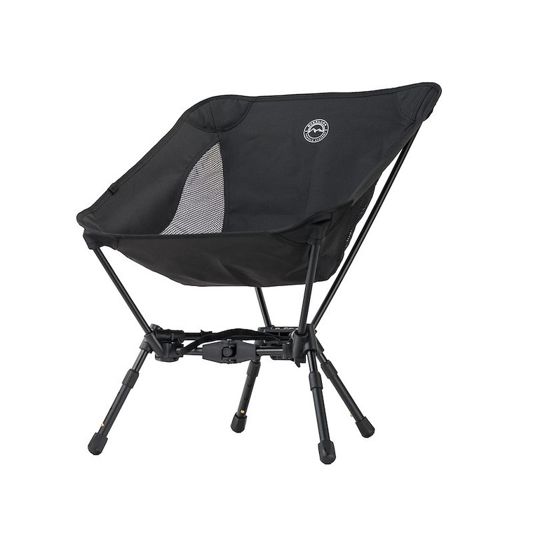 Overland Vehicle Systems Camping Chair 30100040 Bucket; Folding; Black; Aluminum Frame/Canvas Fabric; Without Headrest