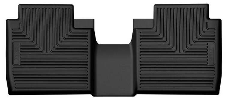 Fits 2024-2025 Lincoln Nautilus Husky Liner Floor Liner 14621 WeatherBeater; Direct Fit; Raised Ridge; Black; TPO Thermoplastic Olefin; 1 Piece