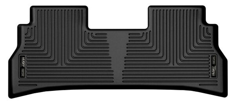 Husky Liner Floor Liner 55981 X-act Contour; Direct Fit; Raised Ridge; Black; TPE Thermoplastic Elastomer; 1 Piece