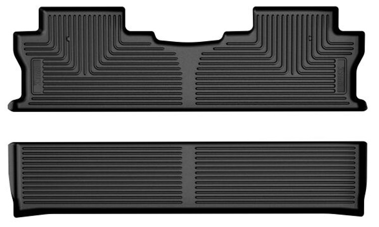 Fits 2018-2024 Honda Ridgeline Husky Liner Floor Liner 52381 X-act Contour; Direct Fit; Raised Ridge; Black; TPE Thermoplastic Elastomer; 1 Piece