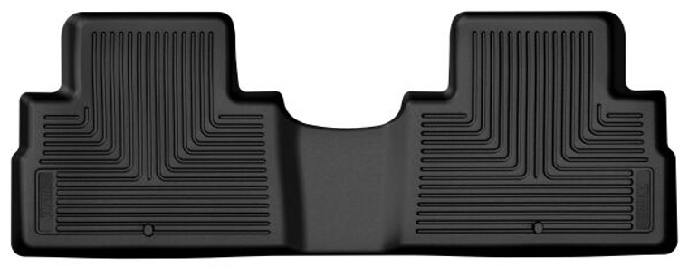 Fits 2020-2025 Hyundai Palisade Husky Liner Floor Liner 54571 X-act Contour; Direct Fit; Raised Ridge; Black; TPE Thermoplastic Elastomer; 1 Piece