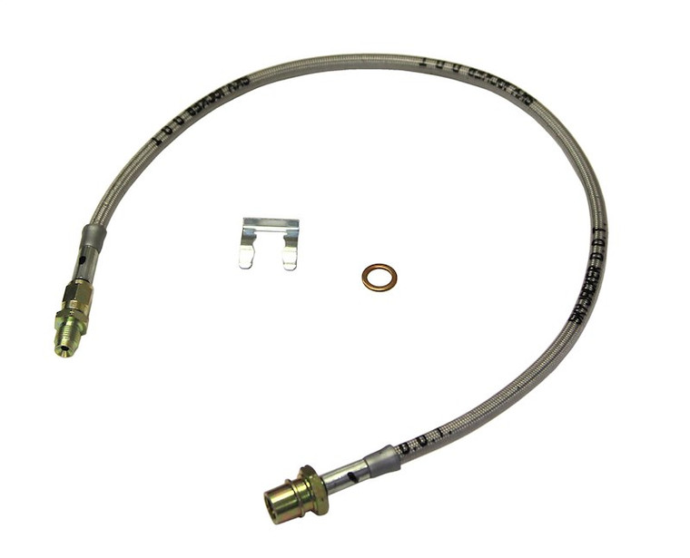 Skyjacker Suspensions Brake Line RBL30 Braided Stainless Steel Hose; Use With 2 Inch To 7 Inch Lift; Single