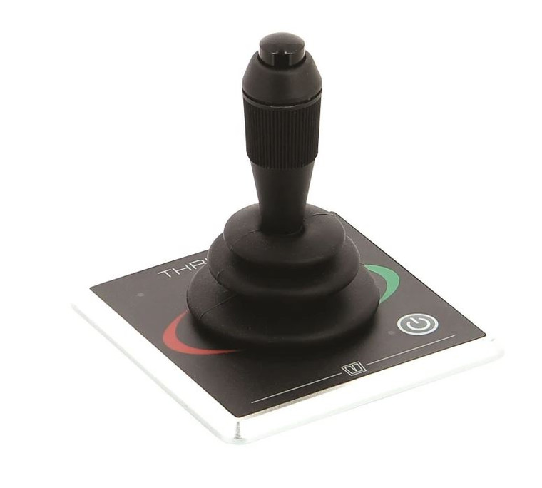 Vetus Boat Thruster Control Panel BPPJA For Use With Bow Pro Thrusters Only; Single Joystick; 12 Volt; With Status Indication; IP65 Waterproof; Aluminum Bezel; 3.35 Inch Width x 3.35 Inch Height