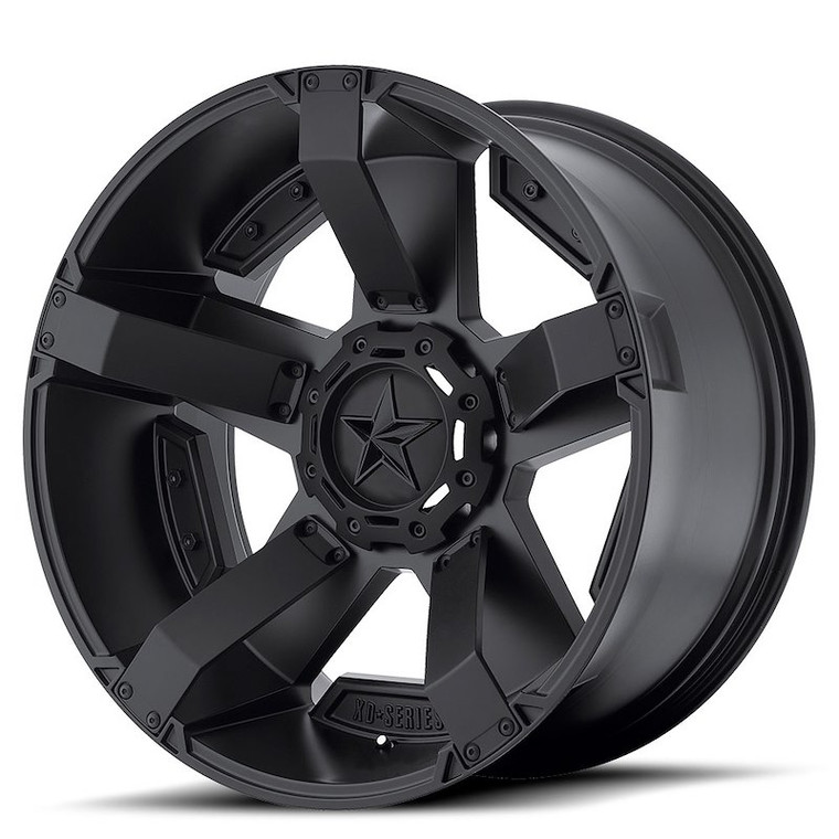 KMC Wheels Wheel XD81129067718 XD811 Rockstar II; 20 Inch Diameter x 9 Inch Width; 18 Millimeter Offset; 5.71 Inch Backspacing; 60 Degree Conical Seat Lug; 106.25 Millimeter Center Bore; 5 Spoke; 1 Piece Cast Aluminum Construction