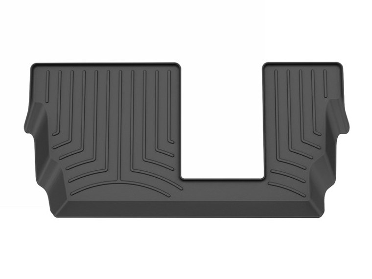 Fits 2017-2023 GMC Acadia Weathertech Floor Liner 4410804IM FloorLiner HP; Molded Fit With Underside Nibs; Black; Thermoplastic Elastomer TPE Injection Molded Material; 1 Piece