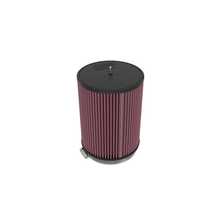 K & N Filters Air Filter RU-3150 Washable; Red; Cotton Gauze; Round; 7 Inch Outside Diameter x 9 Inch Height; Black Rubber Top; With Stud