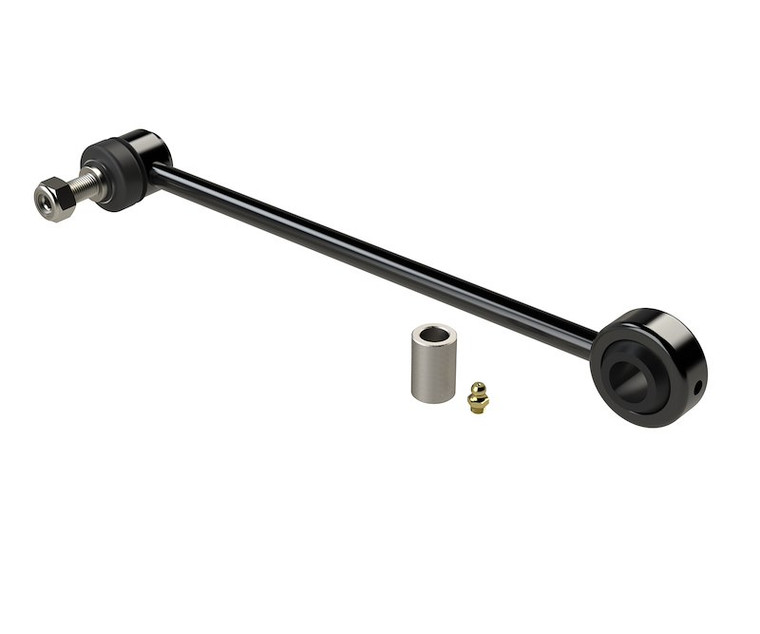 Fits 2007-2018 Jeep Wrangler JK Teraflex Stabilizer Bar Link Kit 1753006 8-1/2 Inch Length; Black Bushing; Single