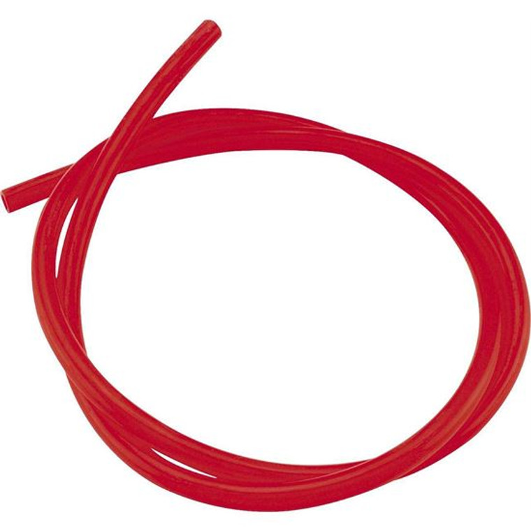 Helix Racing Carburetor Fuel Line 180-1401S Universal; 5 Foot Length; 1/8 Inch Inner Diameter x 1/4 Inch Outer Diameter; Red Polyurethane