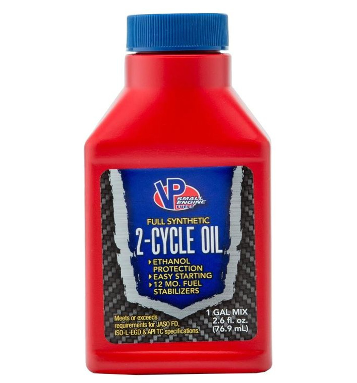 VP Racing Oil 2901 Used For 2-Stroke Small Engines; Full Synthetic; 2.6 Ounce Bottle; Single