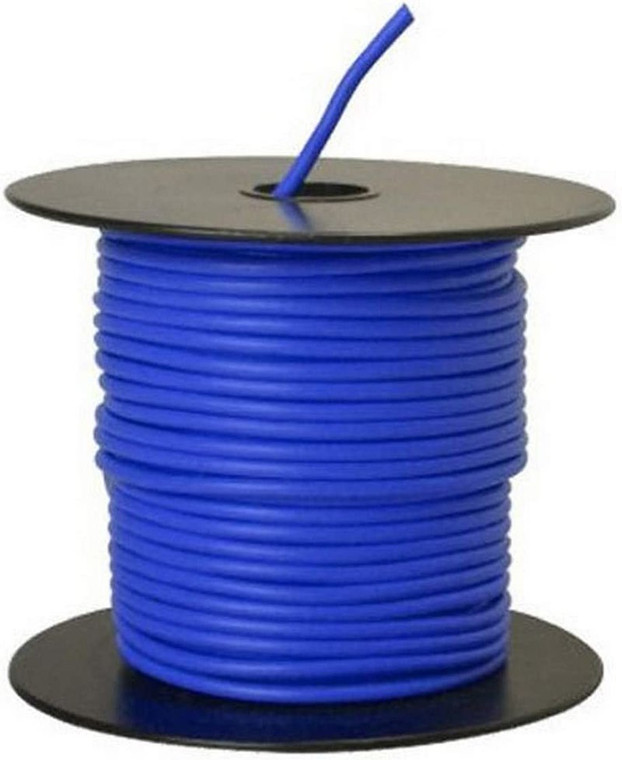 Tow Force Jammy Primary Wire 02414 14 Gauge; Blue; 100 Foot Spool