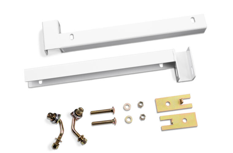 BackRack Headache Rack Mounting Kit 30122TBW For BackRack Racks; With Toolbox; White