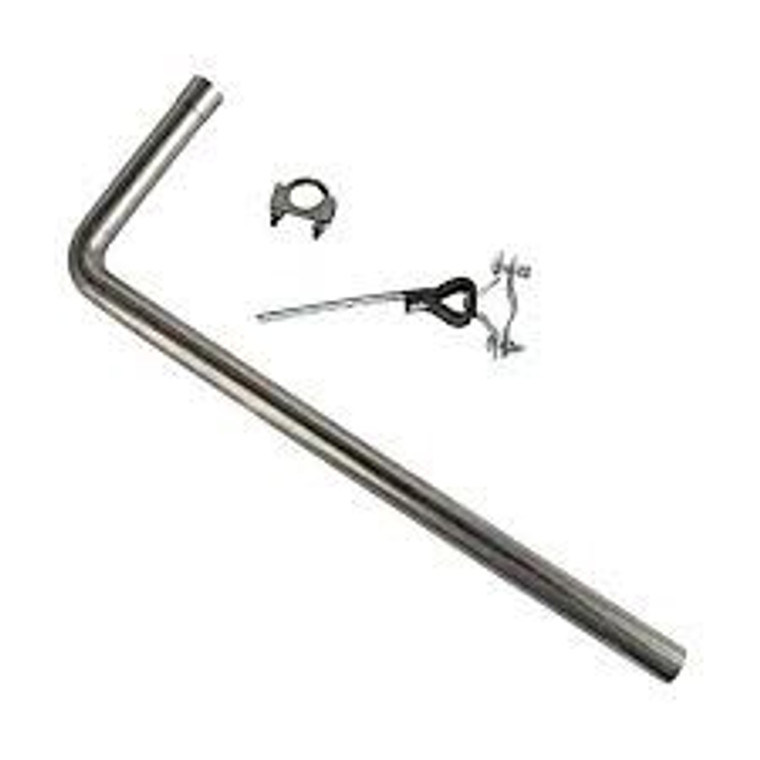 Cummins Power Generation Generator Exhaust Pipe | 90 Degree Bend Pipe for HGJAA/ HGJAB Series RV Generators | Precision Design for RV Applications | 26 Inch Length