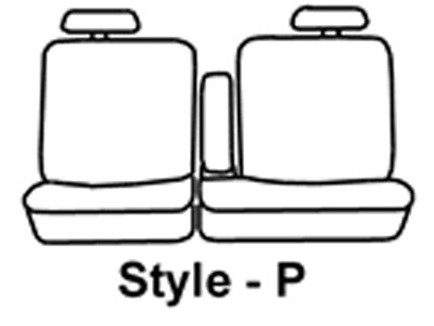 Covercraft Seat Cover SS3266PCCH SeatSaver; Polycotton; Charcoal Black; For One Row