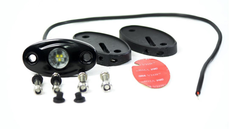 Race Sport Lighting Underbody Light Kit RSLDPODW Cree LED; 9 To 32 Volt; 9 Watt; White; 50 000 Hours Lifetime; IP68 Rated