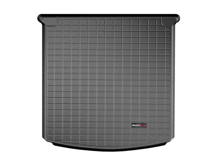 Weathertech Cargo Area Liner 40816 Direct Fit; Raised Edges; Black; Custom Blended TPE Thermoplastic Elastomer; Non-Skid