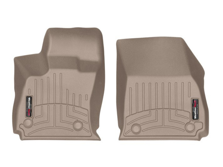 Weathertech Floor Liner 4510341 FloorLiner; Molded Fit; Tan; Thermoplastic Polyolefin TPO; 2 Piece