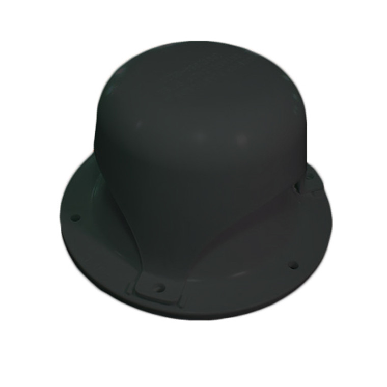 Custom Polypropylene Sewer Vent | Fits 1-1/4 to 1-1/2 Inch | Durable Design, Easy Install | Black Finish