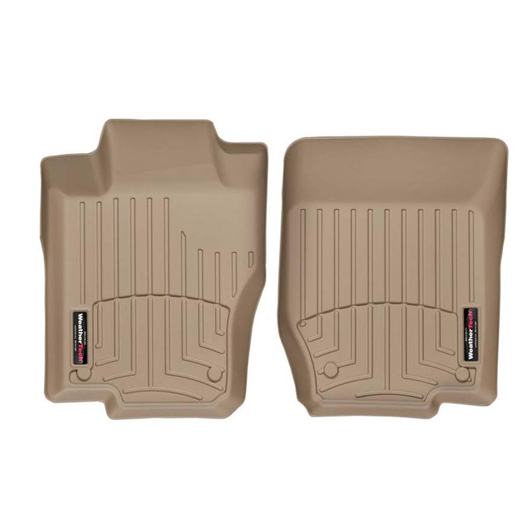 Weathertech Floor Liner 454901 FloorLiner; Molded Fit; Tan; Thermoplastic Polyolefin TPO; 2 Piece