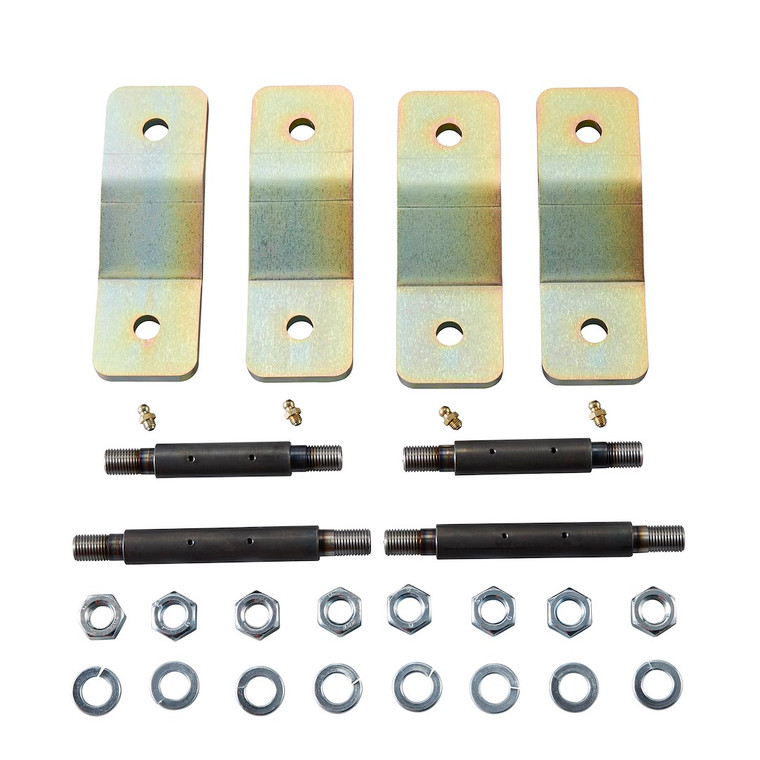 Fits 2007-2015 Toyota Tundra ARB Leaf Spring Shackle OMEGS22 0 Inch Lift; Greaseable; Without Bushings; Set of 2