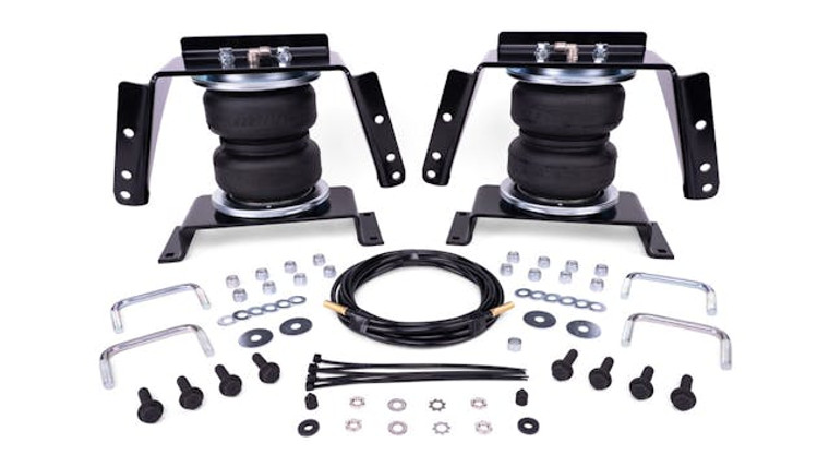 Air Lift Helper Spring Kit 93343 Loadlifter Pro Series; Air Spring; Frame Mount; Upto 5000 Pounds Of Leveling Capacity; Air Adjustable From 5 To 100 PSI; Rubber; Air Compressor Sold Separately