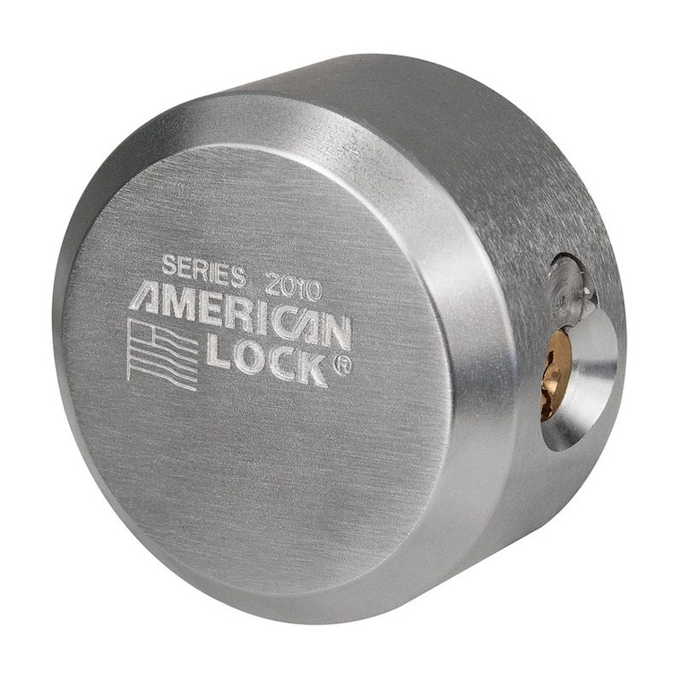 Master Lock Starter Sentry Padlock A2010KA Keyed Alike; 3/8 Inch Shackle Diameter/2-7/8 Inch Body Width; 1-9/32 Inch Height x 1-23/32 Inch Width Shackle Clearance; Silver; Steel; With 6-Pin Cylinder Helps Prevent Picking