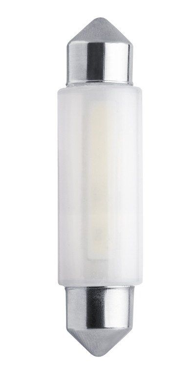 Hella Dome Light Bulb 6411LED 5K 6411 LED; White; Single; SV8.5-8 Base; 12 Volt; 5000K Color Temperature; 1 Watts Power; Replaces 6413/6451/6475 Bulbs; Single