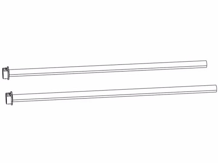 Retrax Tonneau Cover Rail Drain Tube F09-1010 For All Retrax Brand; With Two Drain Tubes/Washers And Plastic Fittings