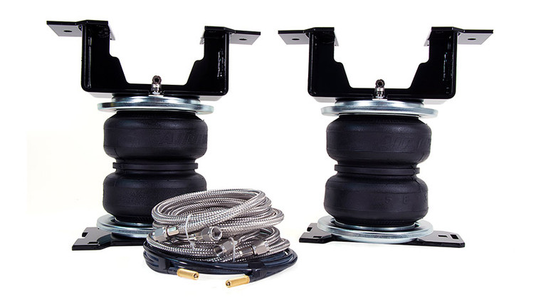 Air Lift Helper Spring Kit 89388 LoadLifter 5000 Ultimate Plus; Air Spring With Internal Jounce Bumper; Frame Mount; Up to 5000 Pounds Of Leveling Capacity; Rubber; Air Compressor Sold Separately