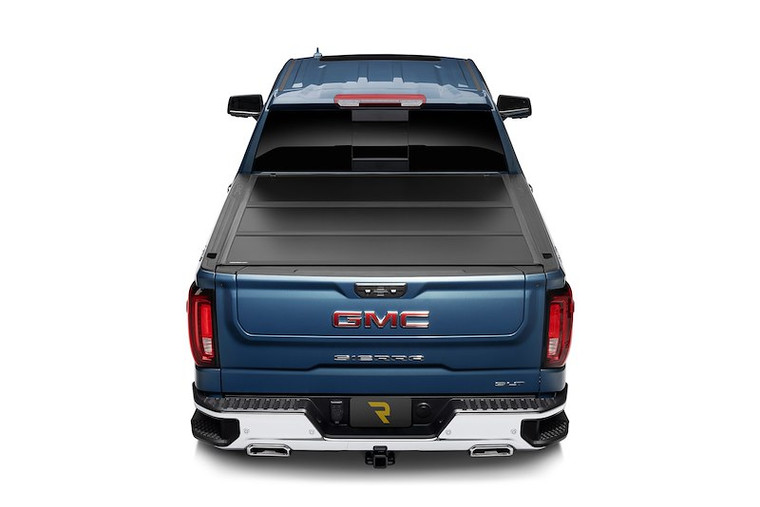 Fits 2019-2023 Ford Ranger UnderCover Tonneau Cover SL24023 Select; Hard Folding; Low Profile; 2 Folds/3 Panels; Matte Black Powder Coated; Aluminum