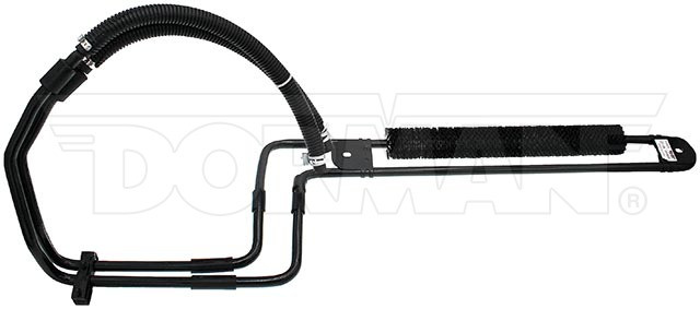 Dorman Power Steering Fluid Cooler 918-618 OE Solutions; OE Replacement; 39.6 Inch Length; 26.2 Inch Width; 10.3 Inch Height; Black; Aluminum; Boxed
