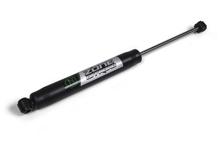 Zone Offroad Shock Absorber ZON7608 Nitrogen Gas Charged; Without Reservoir; Limited Lifetime Warranty; Non Adjustable Valving; Without Shock Boots; Black Shock Body; Single