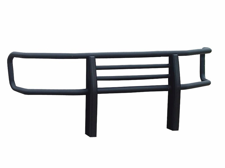 Go Industries Grille Guard 77735B Big Tex; 1-Piece; Black; Steel; 1.9 Inch Diameter; With Brush Guard/Without Brush Guard Insert; Without Skid Plate; Without Step Plate