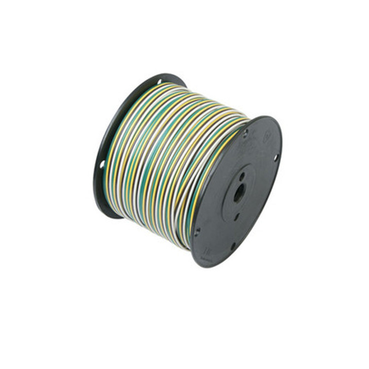 Tow Force Jammy Triplex Wire 03231 14/3 Gauge; 500 Foot Length; Black/Green/White