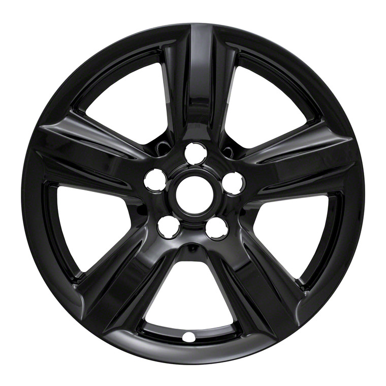 Mustang Wheel Skin Set | IMPOSTOR Gloss Black | Snap-On 5 Spokes | For 2015-2020 Ford Mustang