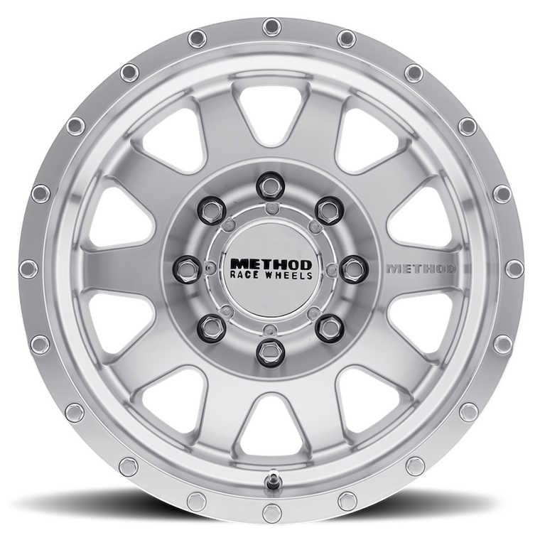 Method Race Wheels Wheel MR30189087318 301 The Standard; 18 Inch Diameter x 9 Inch Width; 8 x 170 Millimeter/8 x 6.69 Inch Bolt Pattern; 18 Millimeter Offset; 5.71 Inch Backspacing; 60 Degree Conical Seat Lug; 130.81 Millimeter Center Bore; 10 Spoke