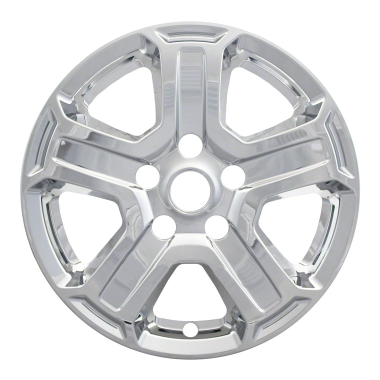 Enhance Your Wheels | 17 Inch Chrome Wheel Skin Set Of 4 | Fits Wrangler JL 2018-2023