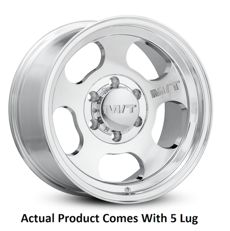 Mickey Thompson Wheel Wheel 274633 Canyon; 17 Inch Diameter x 9 Inch Width; 5 x 127 Millimeter/5 x 5.00 Inch Bolt Pattern; -12 Millimeter Offset; 4.5 Inch Backspacing; 60 Degree Conical Seat Lug; 71.60 Millimeter Center Bore; 5 Hole Slot Design