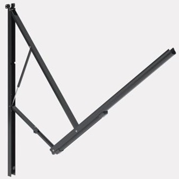 Dometic Awning Arm 8952003.400UL 9100 Power Awnings; For Use With 9100 Power Patio Awnings; For Use On Coaches With Straight Sides; Electric; Reduced Pitch; Black; Full Set; With LED Wire Exit At Bottom
