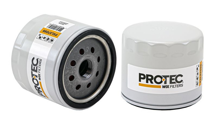 Pro-Tec by Wix Oil Filter PXL57099 OE Replacement; Spin-On; 21 Micron; With Anti Drain Back Valve; 3.66 Inch Outer Diameter x 3.3 Inch Height