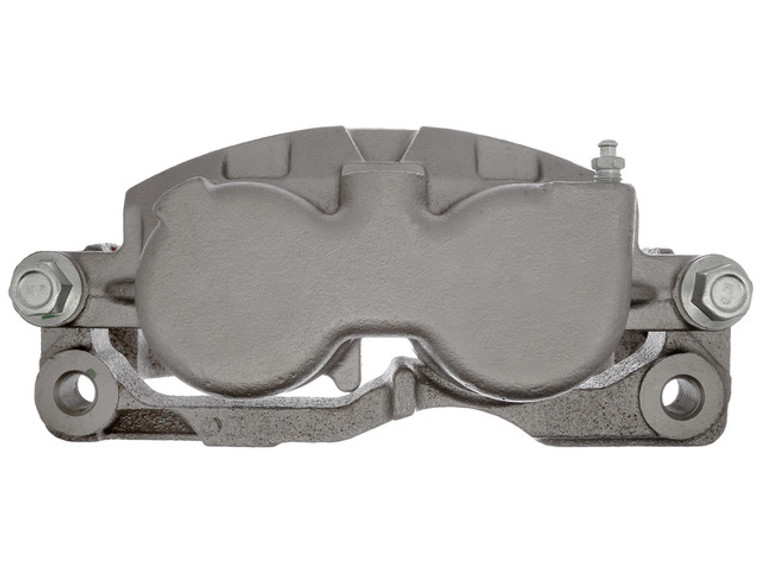 Raybestos Brakes Brake Caliper RC11034CS R-Line; Floating; Dual 2.244 Inch Piston Caliper; With Hybrid Brake Pads; Zinc Plated; Gray; Cast Iron; With Bracket Assembly