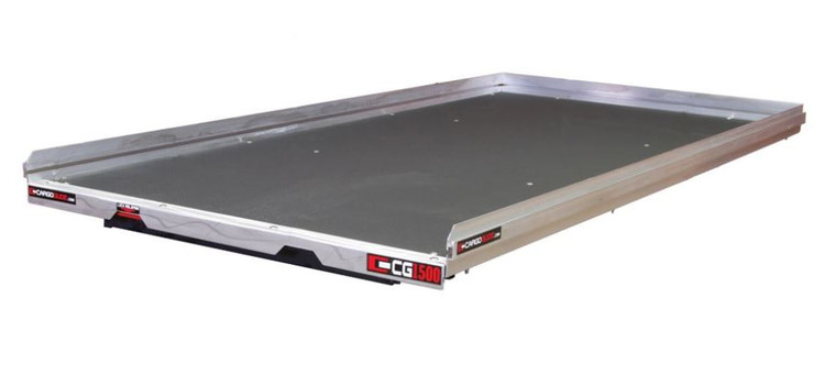 Cargo Glide Bed Slide | 1500lb Capacity | Sturdy Steel Frame | Plywood Deck | Aluminum Side Rails | Easy Tie-Downs