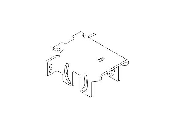 Firestone Industrial Helper Spring Mounting Bracket 5842 For Use With Firestone Ride-Rite Air Helper Springs; Lower Bracket; Bolt-On; Set Of 2